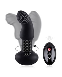 Nomi Tang Pluggy Rotating Butt Plug: Vibro-Analplug, schwarz - vergleichen und g&uuml;nstig kaufen