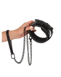 Bad Kitty Halsfessel mit Führkette, schwarz - vergleichen und g&uuml;nstig kaufen