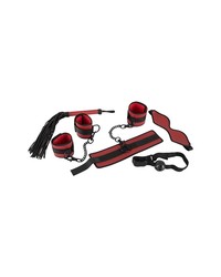 Bad Kitty 5-teiliges Fessel-Set, rot/schwarz - vergleichen und g&uuml;nstig kaufen