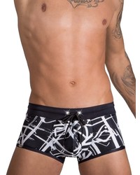 Eros Veneziani Albano: Push-Up Badepant, schwarz/weiß - vergleichen und g&uuml;nstig kaufen