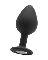 Ouch! Large Diamond Butt Plug: Analplug mit Kristall, schwarz - vergleichen und g&uuml;nstig kaufen