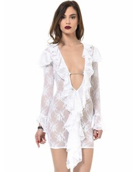 Patrice Catanzaro Olympia: Spitzen-Minikleid, weiß - vergleichen und günstig kaufen