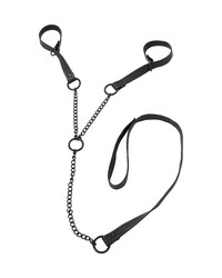 Bad Kitty Handfesseln mit Leine, schwarz - vergleichen und g&uuml;nstig kaufen