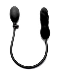 Ouch! Inflatable Silicone Twist: Pump-Dildo, schwarz - vergleichen und g&uuml;nstig kaufen