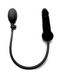 Ouch! Inflatable Silicone Dong: Pump-Dildo, schwarz - vergleichen und g&uuml;nstig kaufen