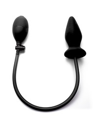 Ouch! Inflatable Silicone Plug: Pump-Plug, schwarz - vergleichen und g&uuml;nstig kaufen
