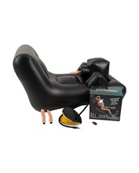 Dark Magic Thrusting Bed: Liebeskissen mit Vibrator, schwarz/haut - vergleichen und günstig kaufen