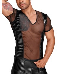 Noir Handmade: Netz-Shirt H055, schwarz - vergleichen und günstig kaufen