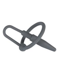 Dilator mit Eichelring - Penisplug aus Silikon - Schwarz - vergleichen und günstig kaufen