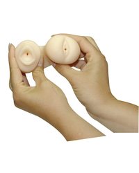 Doppel-Masturbator aus hautähnlichen Material - Vaginal und Oral - Hautfarben - vergleichen und g&uuml;nstig kaufen