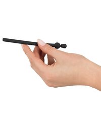 Penisplug aus Silikon - Dilator mit Stopper - Innen hohl - Schwarz - vergleichen und günstig kaufen