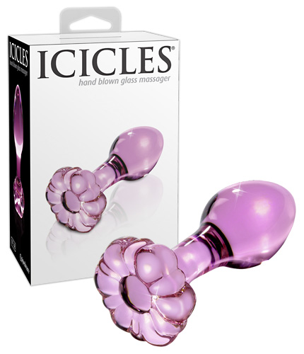Icicles No. 48: Glas-Analplug, pink - vergleichen und günstig kaufen