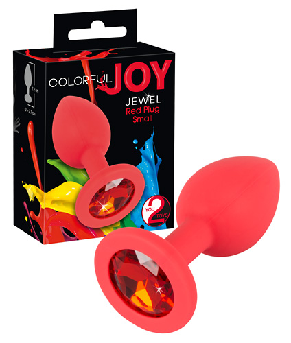 Colorful Joy: Analplug, rot - vergleichen und günstig kaufen