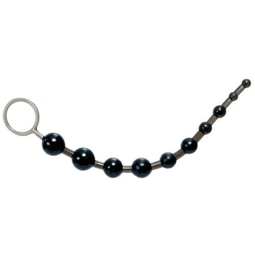 X-10 Beads Analkugelkette schwarz 28 x 3 cm - vergleichen und günstig kaufen