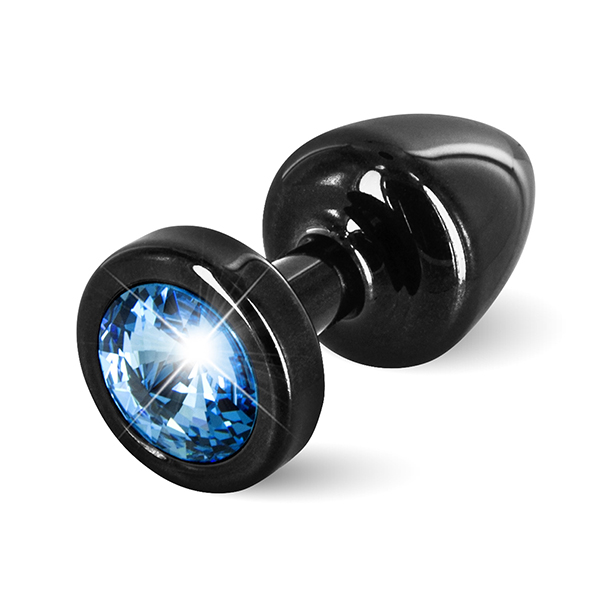 Diogol Buttplug Anni Round: Analplug (25mm), schwarz/blau - vergleichen und g&uuml;nstig kaufen