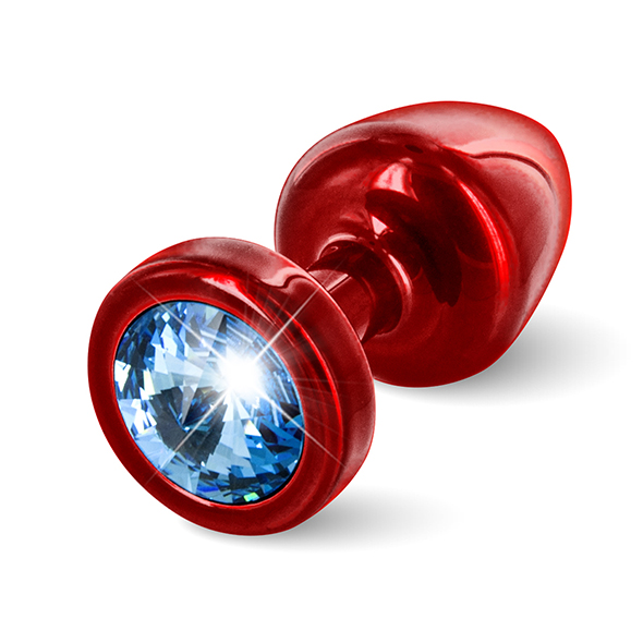Diogol Buttplug Anni Round: Analplug (25mm), rot/blau - vergleichen und günstig kaufen