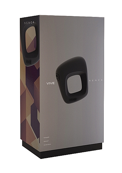 Vive Senca: Vibro-Penisring und Aufliegevibrator, schwarz - vergleichen und günstig kaufen