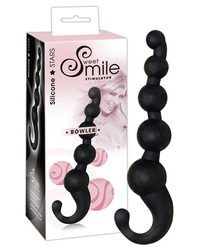 Smile Bowler Analdildo, schwarz