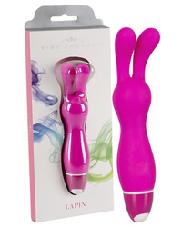 Rabbitvibrator „Vibe Therapy Lapin??, 13,5 cm, mit 7 Vibrationsstufen, zwei Spitzen