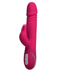 Vibe Couture Rabbit Skater: Bunny-Vibrator mit Stoßfunktion, pink