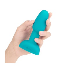 B-Vibe Rimming Petite Remote Control Plug: Vibro-Plug, türkis