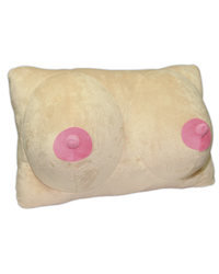 Kissen aus Plüsch mit hervorstehenden Busen