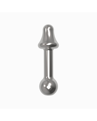 Diogol Jaz Ah!: Vibro-Analplug (45mm), silber