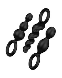 ?Satisfyer Plugs? aus Silikon, 13,514cm, 3Teile
