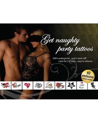 40er Tattoo Set - Get Naughty Party