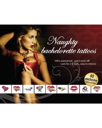 40er Tattoo Set - Naughty Bachalorette