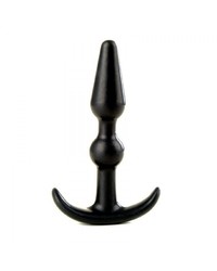 Smiling ButtPlug: Analplug, schwarz (9cm)