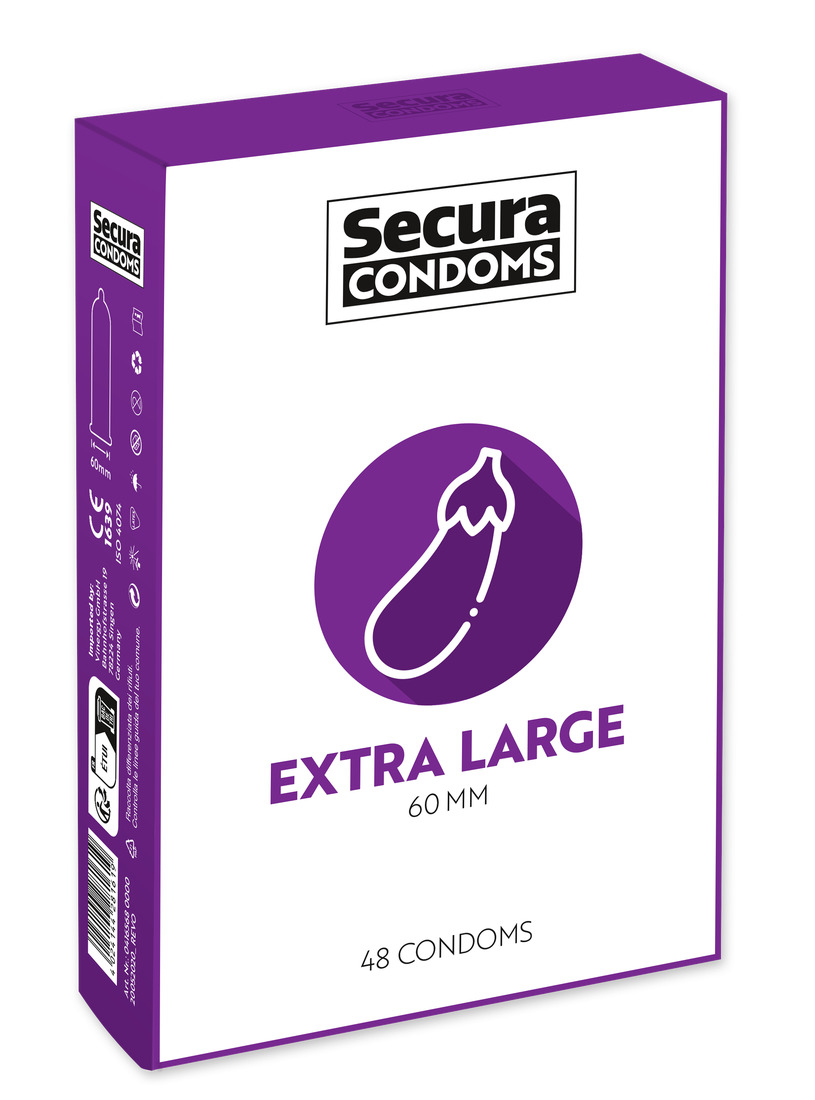 Secura Extra Large - 60mm (48 Kondome) - vergleichen und g&uuml;nstig kaufen