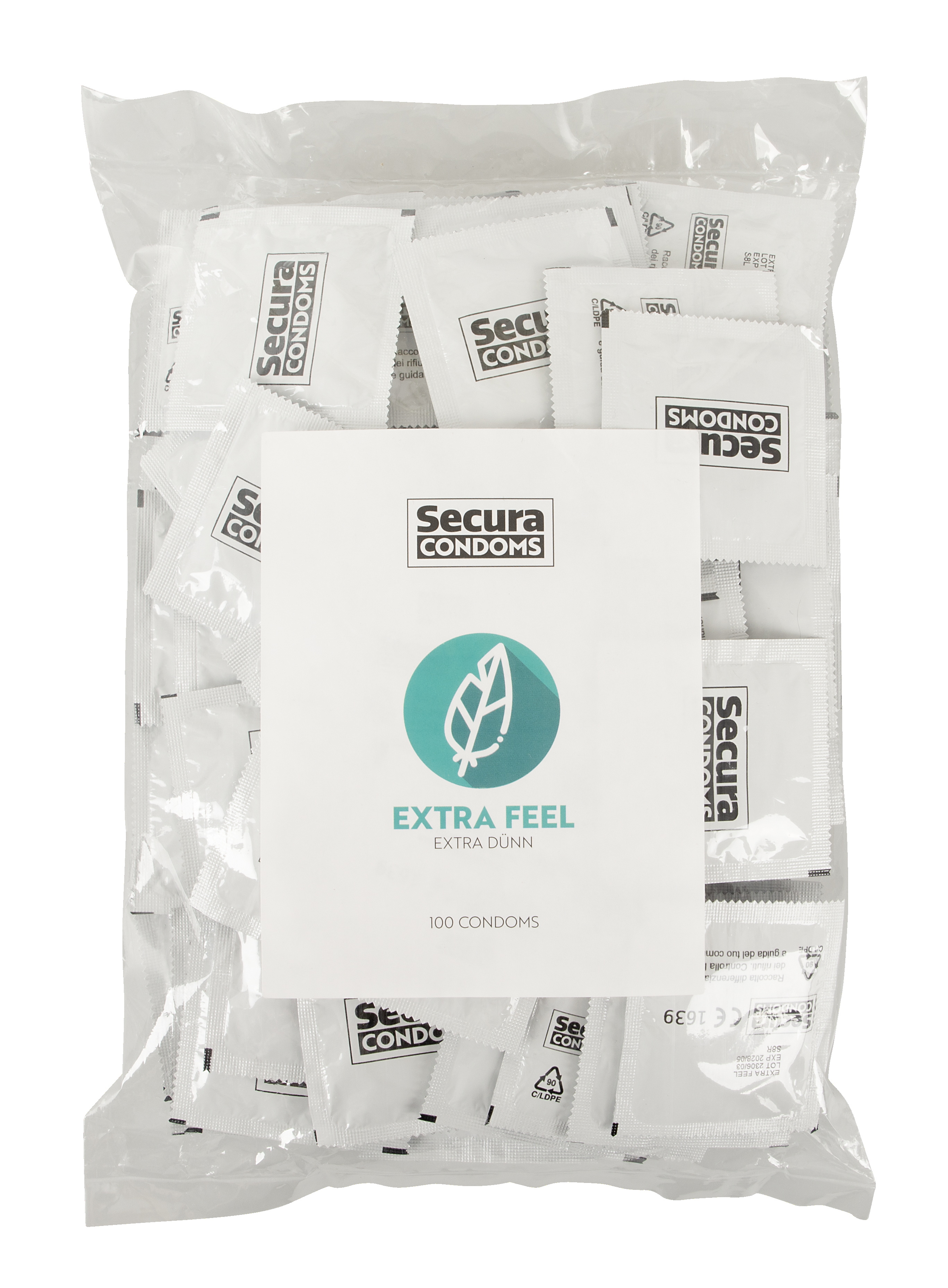 Secura Extra Feel - Extra dünn (100 Kondome im Beutel) - vergleichen und g&uuml;nstig kaufen