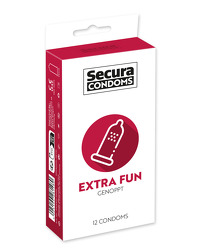 Secura Extra Fun - genoppt (12 Kondome) - vergleichen und g&uuml;nstig kaufen