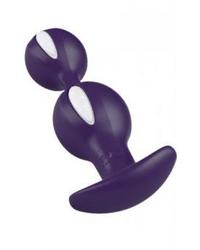 Fun Factory B Balls Duo: Analplug, white/dark violet