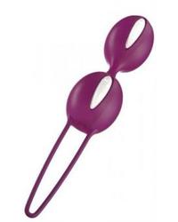 Fun Factory Smartballs Duo: Liebeskugeln, white/grape