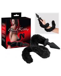 Bad Kitty Analplug mit Katzenschwanz, schwarz