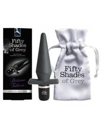 Fifty Shades Of Grey: Delicious Fullness Vibro-Analplug, grau