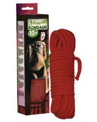 Bondageseil rot, 10m