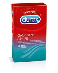 Durex GefÃ¼hlsecht Slimfit (10 Kondome) - vergleichen und g&uuml;nstig kaufen