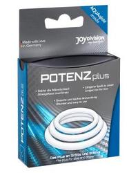 POTENZplus: Penisringe-Set, transparent
