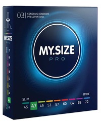 MY.SIZE PRO 47 (3 Kondome) - vergleichen und g&uuml;nstig kaufen