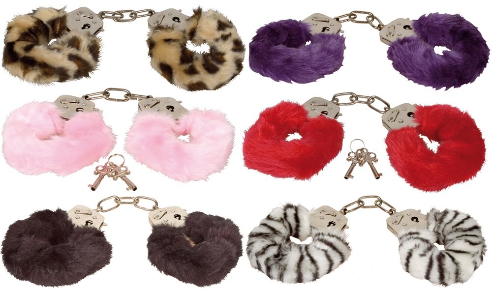 Furry Love Cuffs Plüsch-Handschellen-pink - vergleichen und günstig kaufen