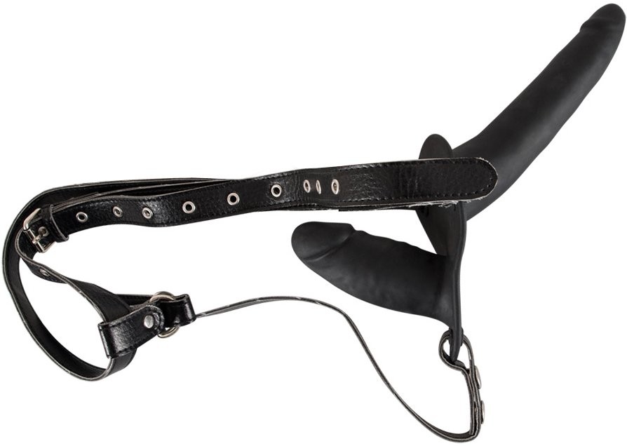 Double Strap On, schwarz - vergleichen und g&uuml;nstig kaufen