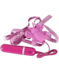 Butterfly: Strap-On, pink