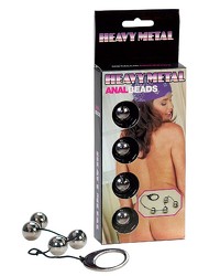 ?Heavy Metal Anal Beads?, 1,9cm