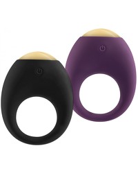 Luz Eclipse: Vibro-Penisring, schwarz/gold