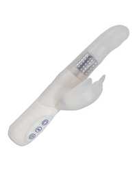 Perlenvibrator „Rabbit Vibe??, 21,5 cm, mit 7 Vibrationsstufen und 3 Rotationsstufen