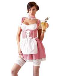 Sexy Dirndl-Set Rot-WeiÃ  - vergleichen und g&uuml;nstig kaufen