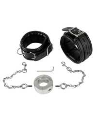 Hand Cuffs & Cock Ring Handfesseln plus Penisring mit Karabinerketten fetish ...  - vergleichen und günstig kaufen